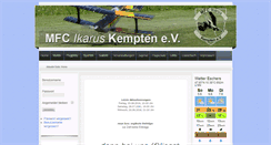 Desktop Screenshot of mfc-ikarus-kempten.de